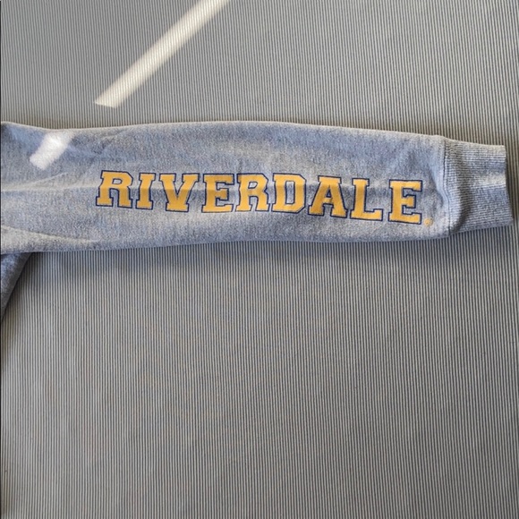Girls Grey Riverdale Sweatshirt - Picture 3 of 6
